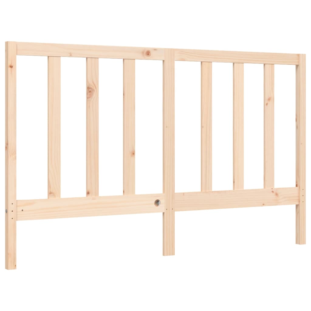 Bed Frame without Mattress 160x200 cm Solid Wood Pine