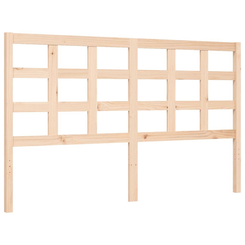 Bed Frame without Mattress 160x200 cm Solid Wood