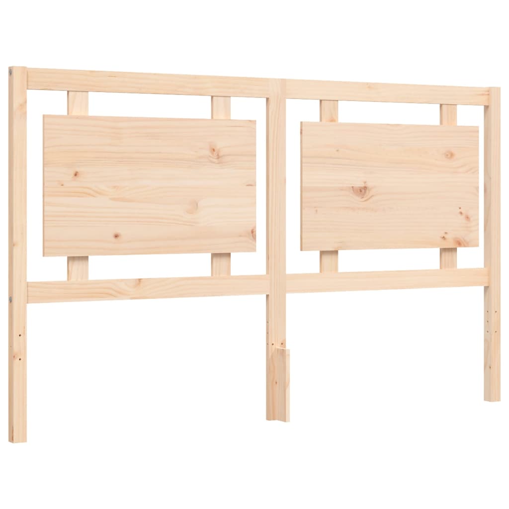 Bed Frame without Mattress King Size Solid Wood