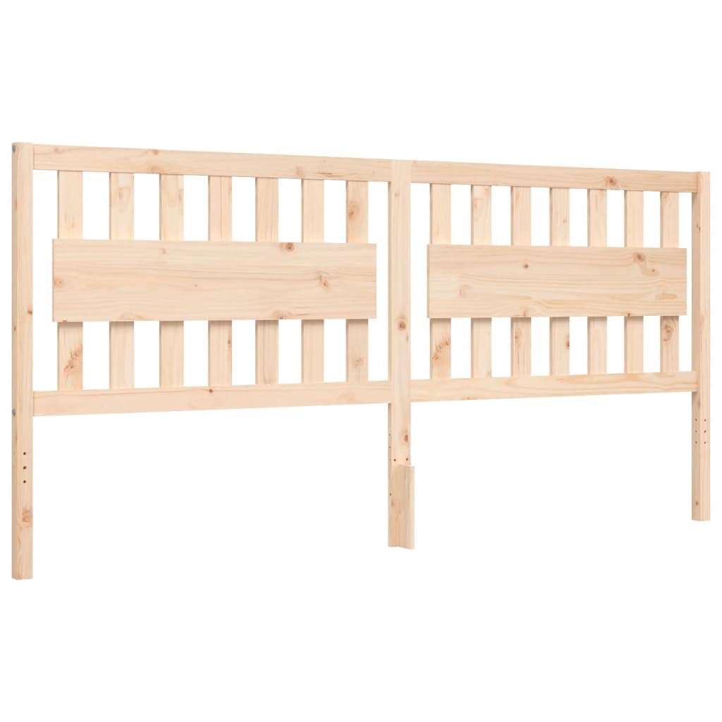 Bed Frame without Mattress 200x200 cm Solid Wood