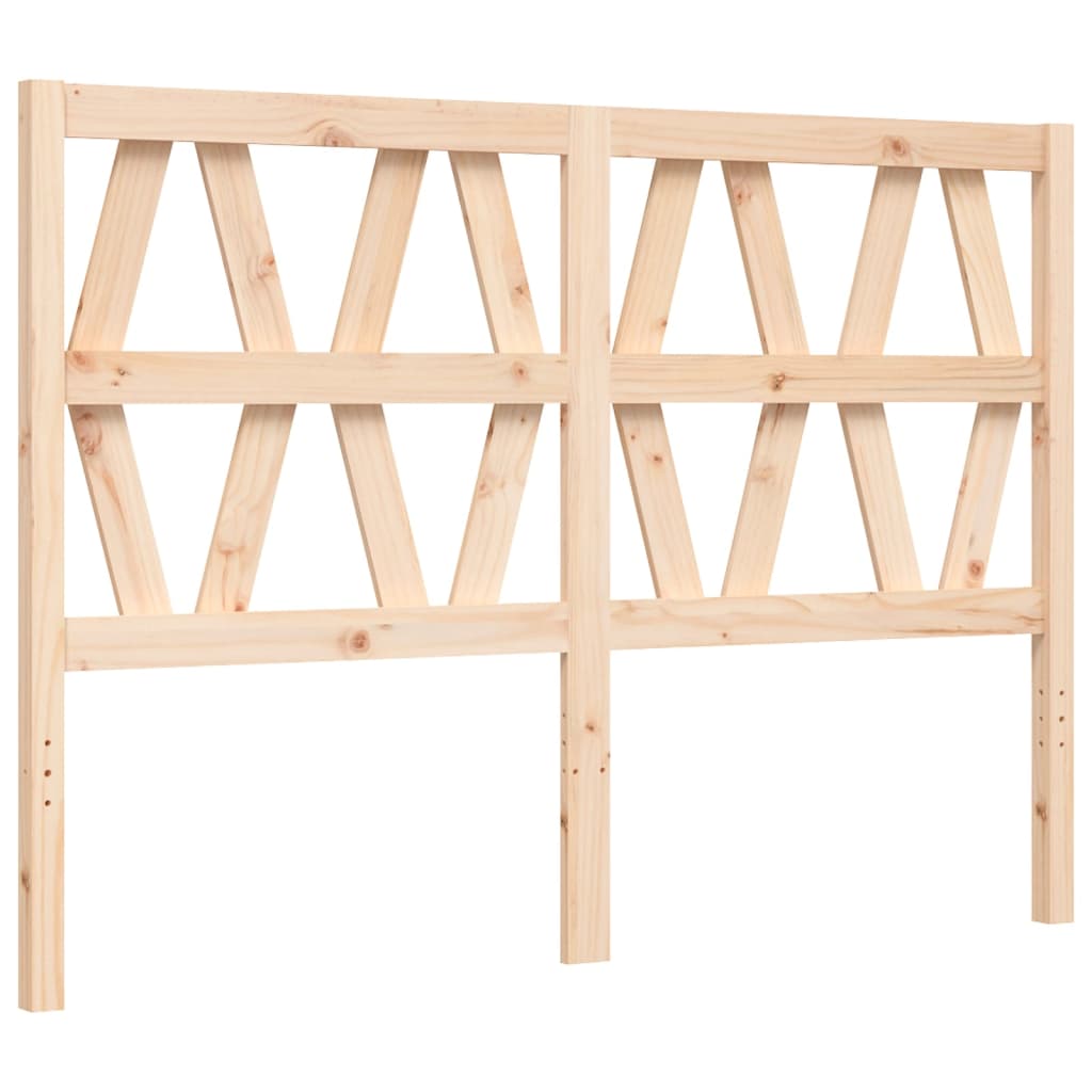 Bed Frame without Mattress 140x200 cm Solid Wood