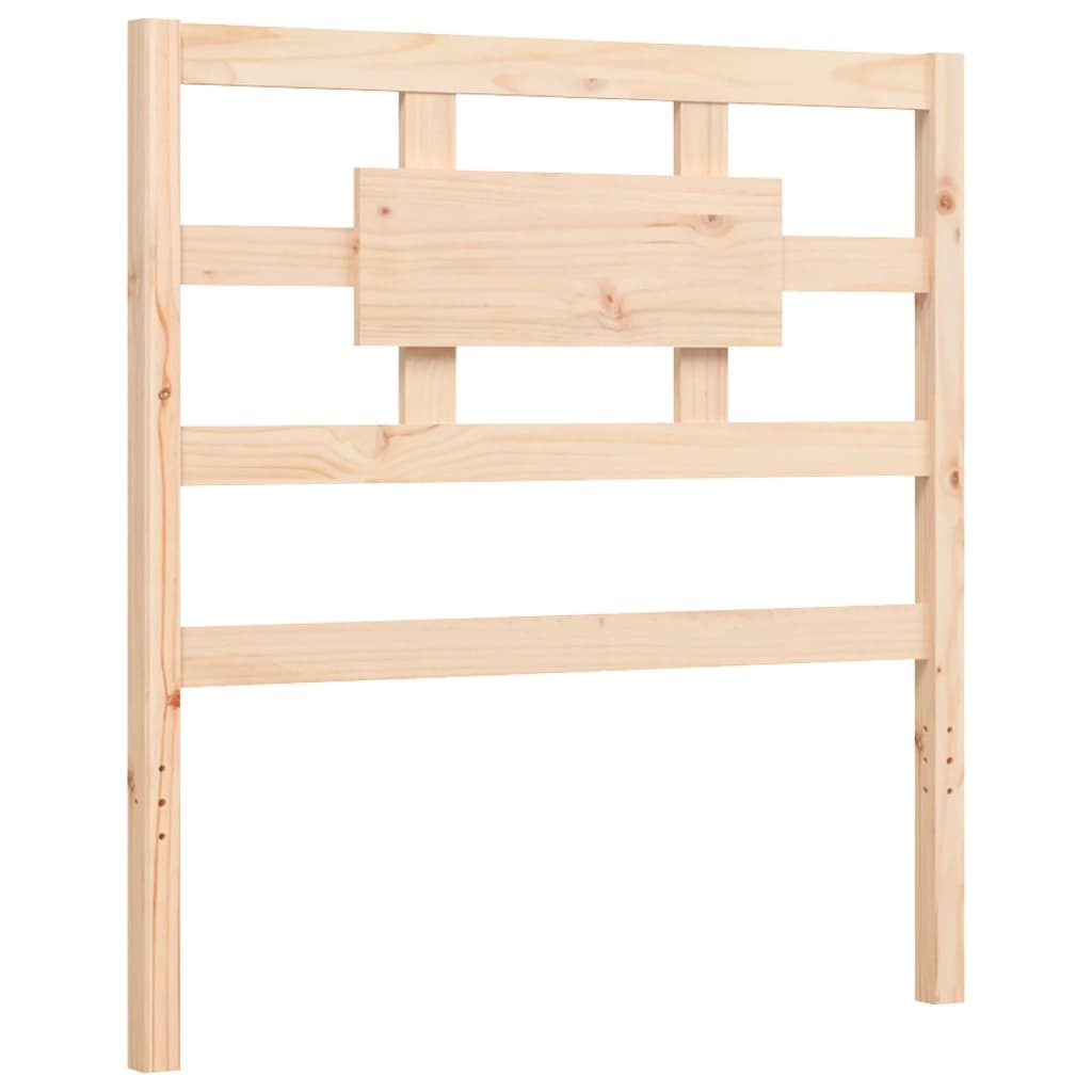 Bed Frame without Mattress 90x200 cm Solid Wood