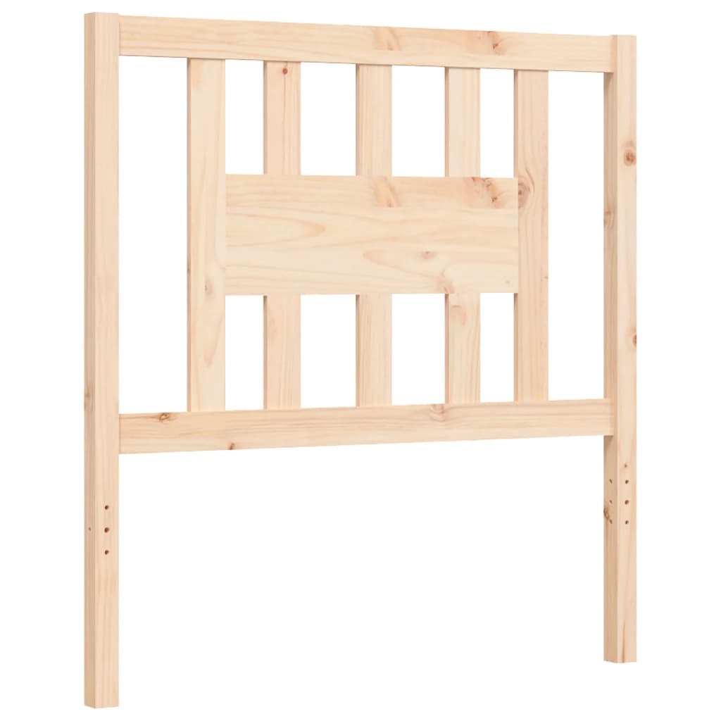 Bed Frame without Mattress Single Solid Wood