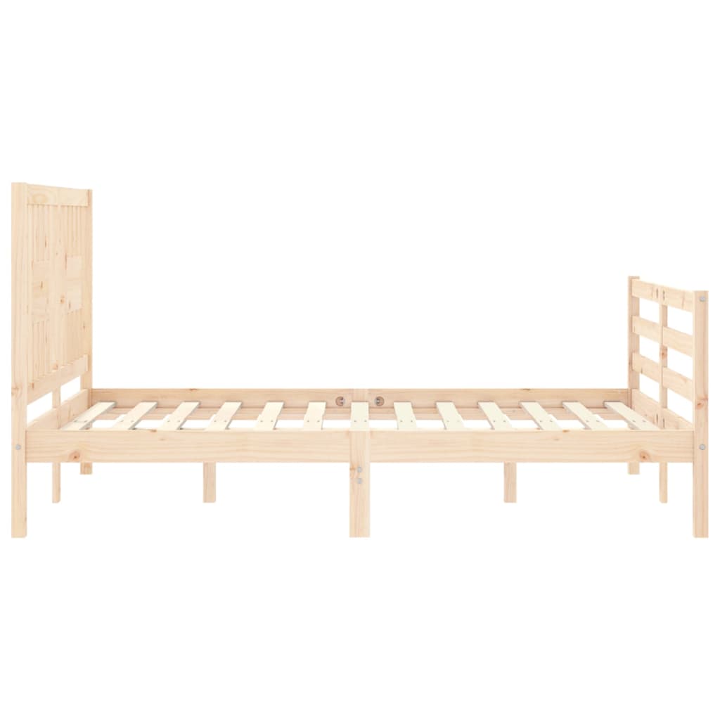 Bed Frame without Mattress 100x200 cm Solid Wood