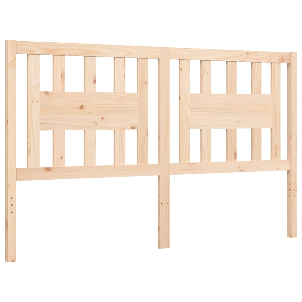 Bed Frame without Mattress 160x200 cm Solid Wood