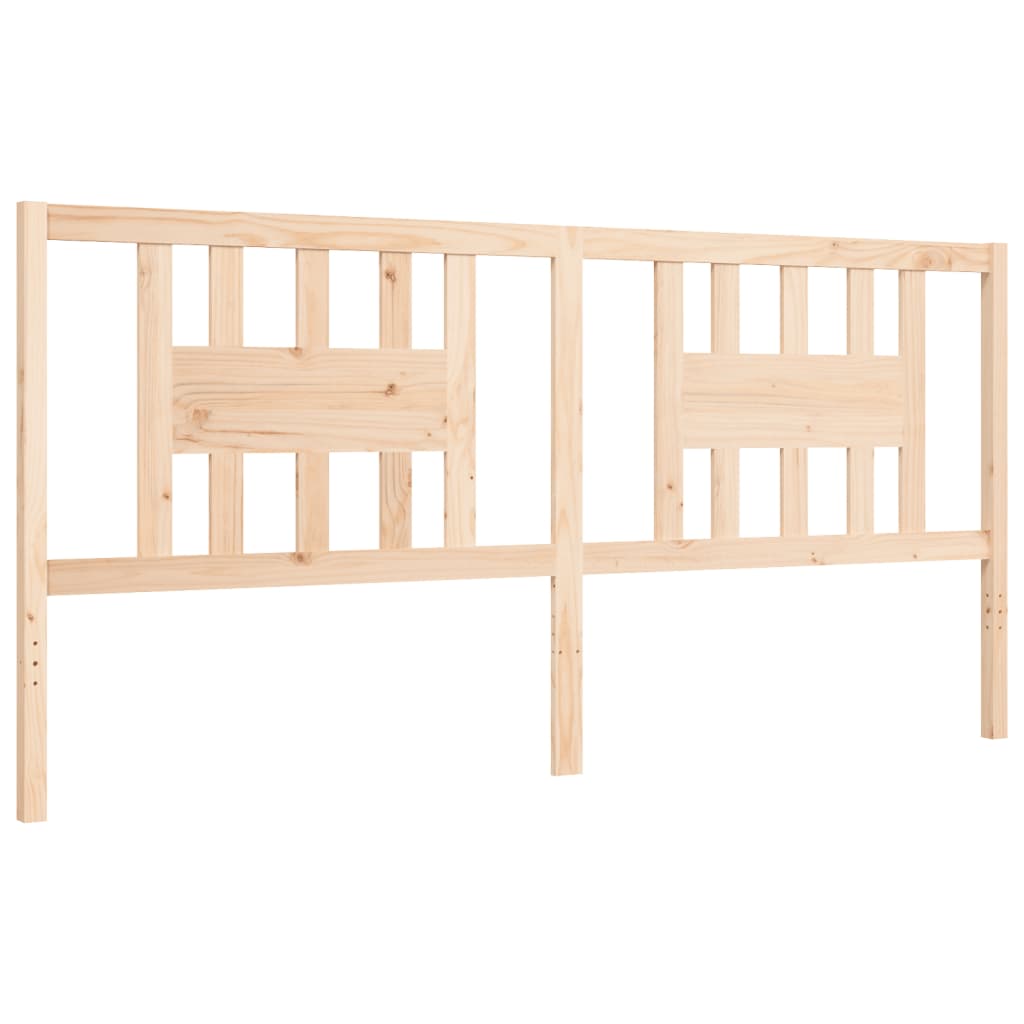 Bed Frame without Mattress 200x200 cm Solid Wood
