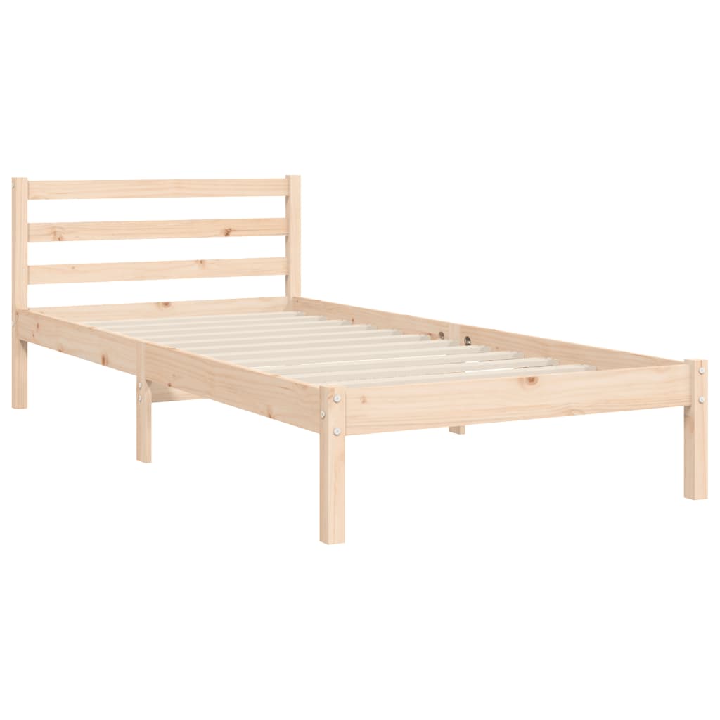 Bed Frame without Mattress Small Single Solid Wood