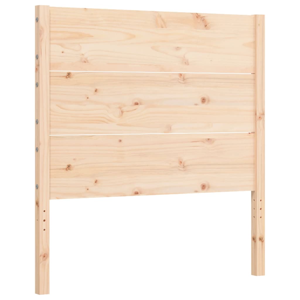 Bed Frame without Mattress 100x200 cm Solid Wood
