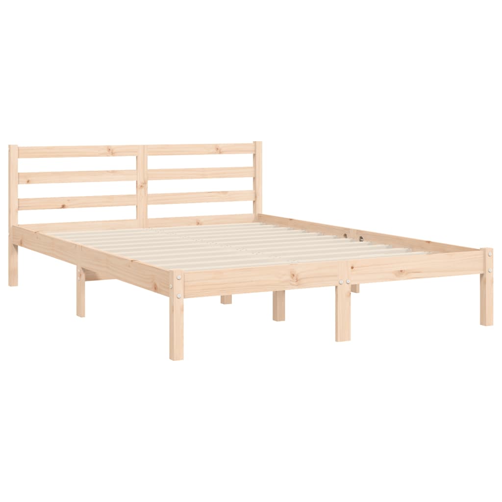 Bed Frame without Mattress 120x200 cm Solid Wood