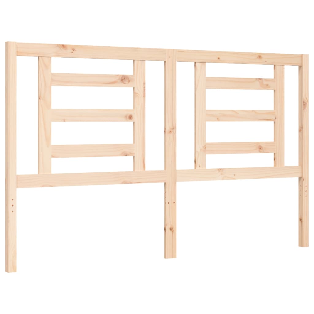 Bed Frame without Mattress 160x200 cm Solid Wood