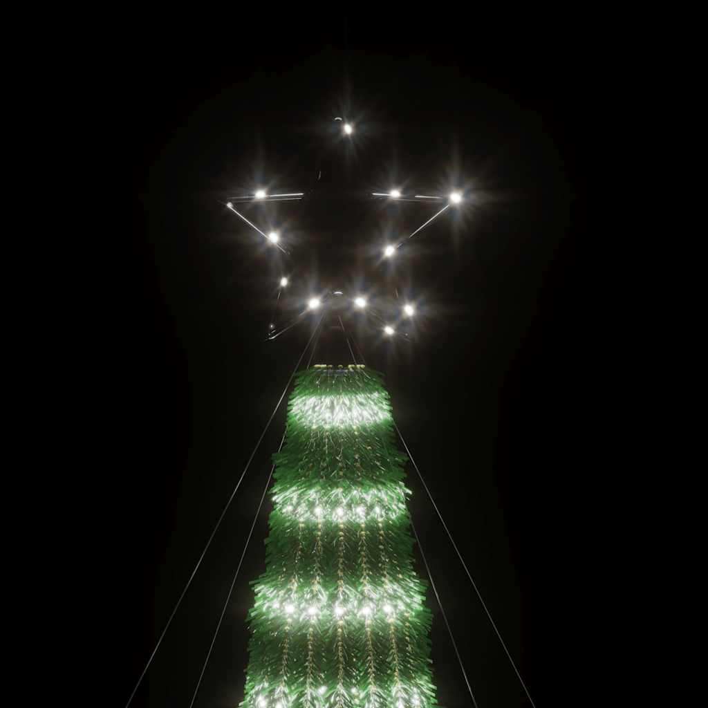LED Christmas Tree 275 LEDs Cold White 180 cm