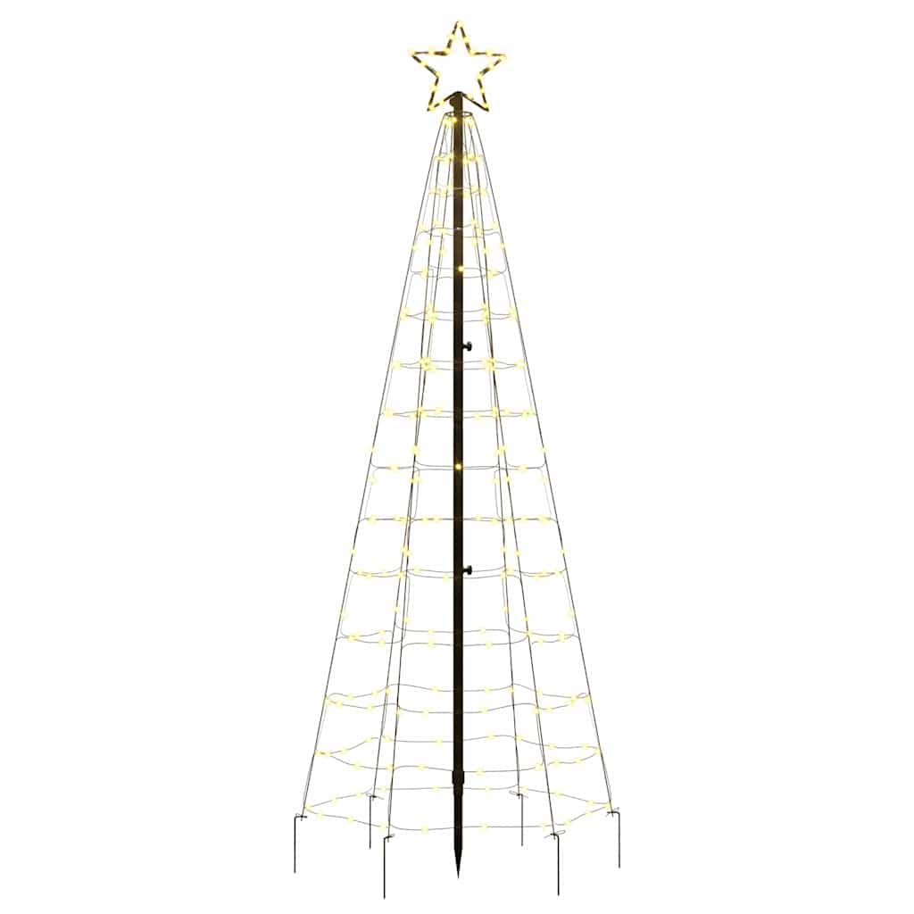 LED Christmas Tree with Spikes 220 LEDs Warm White 180 cm