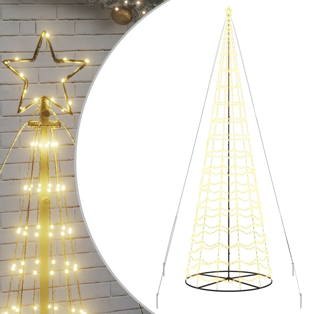 LED Christmas Tree 1554 LEDs Warm White 500 cm