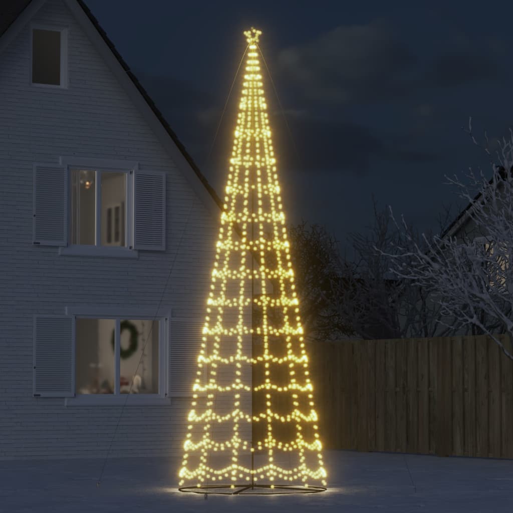 LED Christmas Tree 1554 LEDs Warm White 500 cm