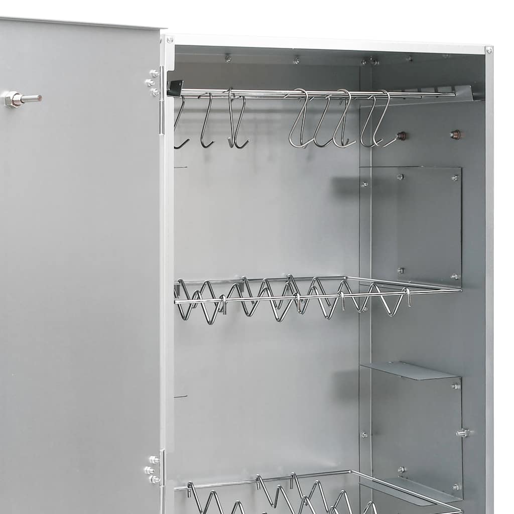 BBQ Oven Smoker with Cold Smoke Generator Galvanised Steel