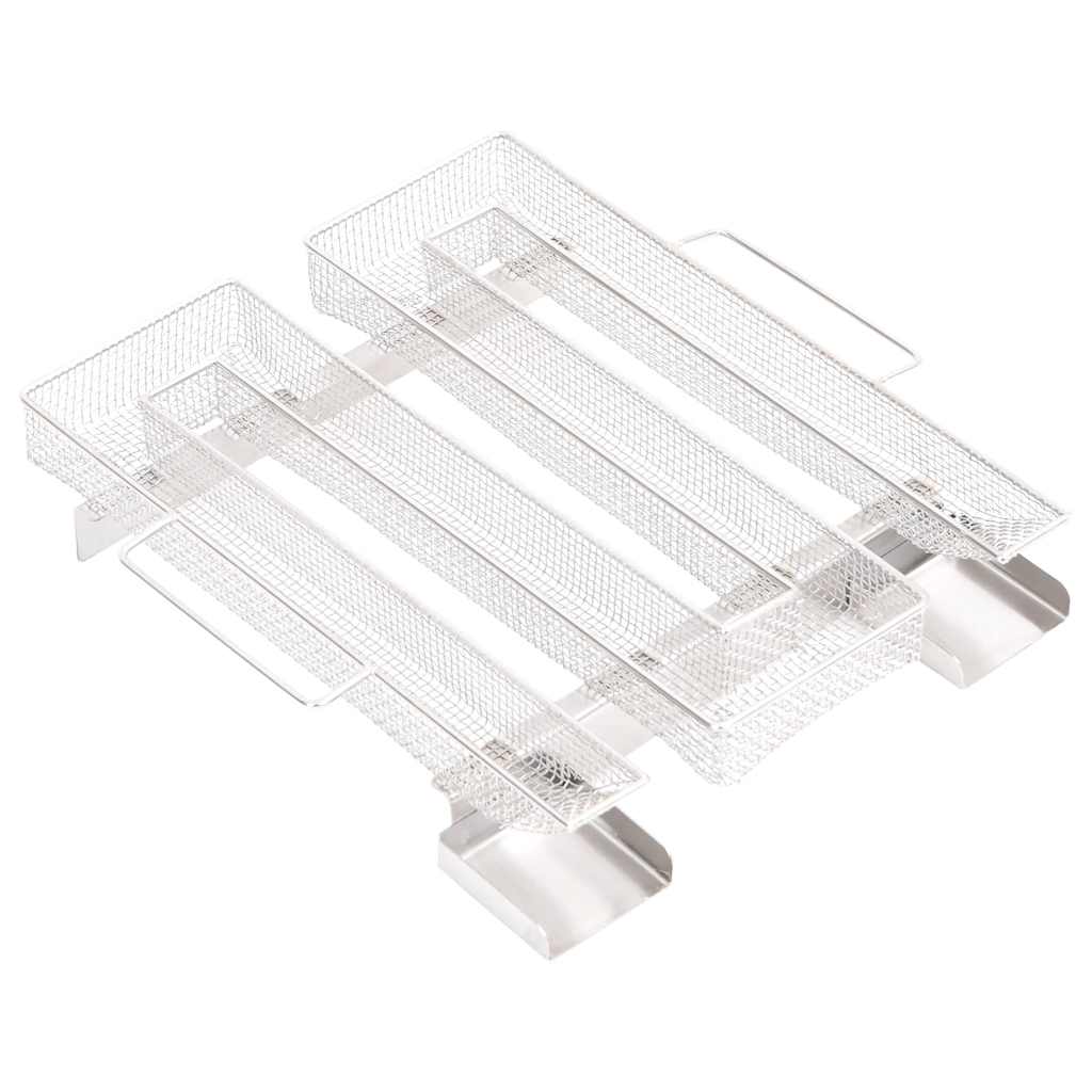 BBQ Oven Smoker with Cold Smoke Generator Galvanised Steel