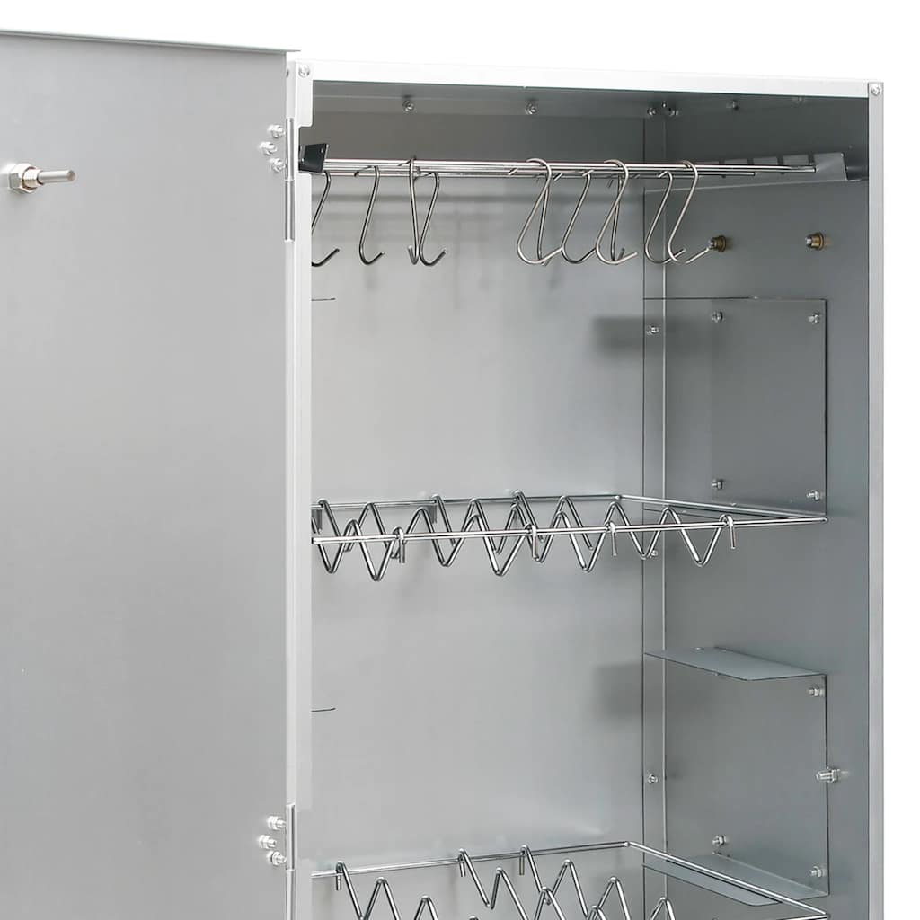 BBQ Oven Smoker with Cold Smoke Generator Galvanised Steel