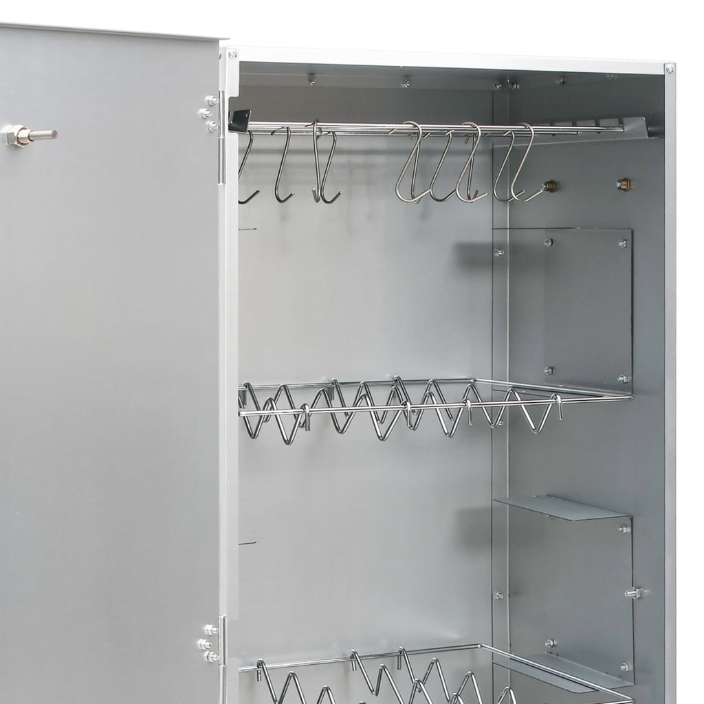 BBQ Oven Smoker with Cold Smoke Generator Galvanised Steel