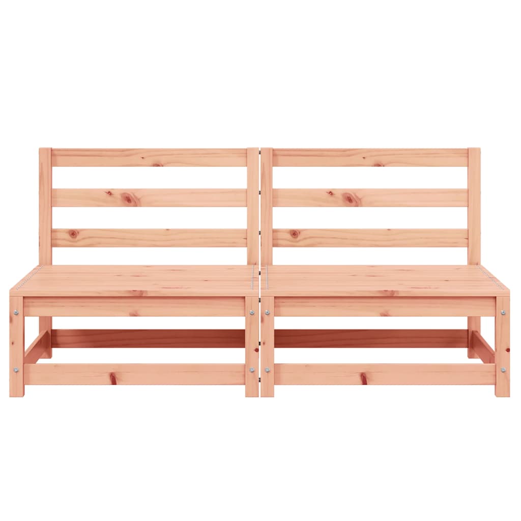 Garden Sofas Armless 2 pcs 70x70x67 cm Solid Wood Douglas