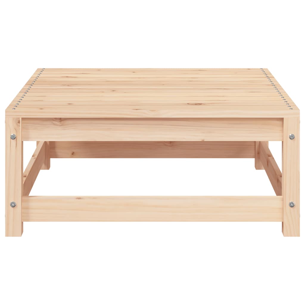 Garden Footstool 70x70x30 cm Solid Wood Pine
