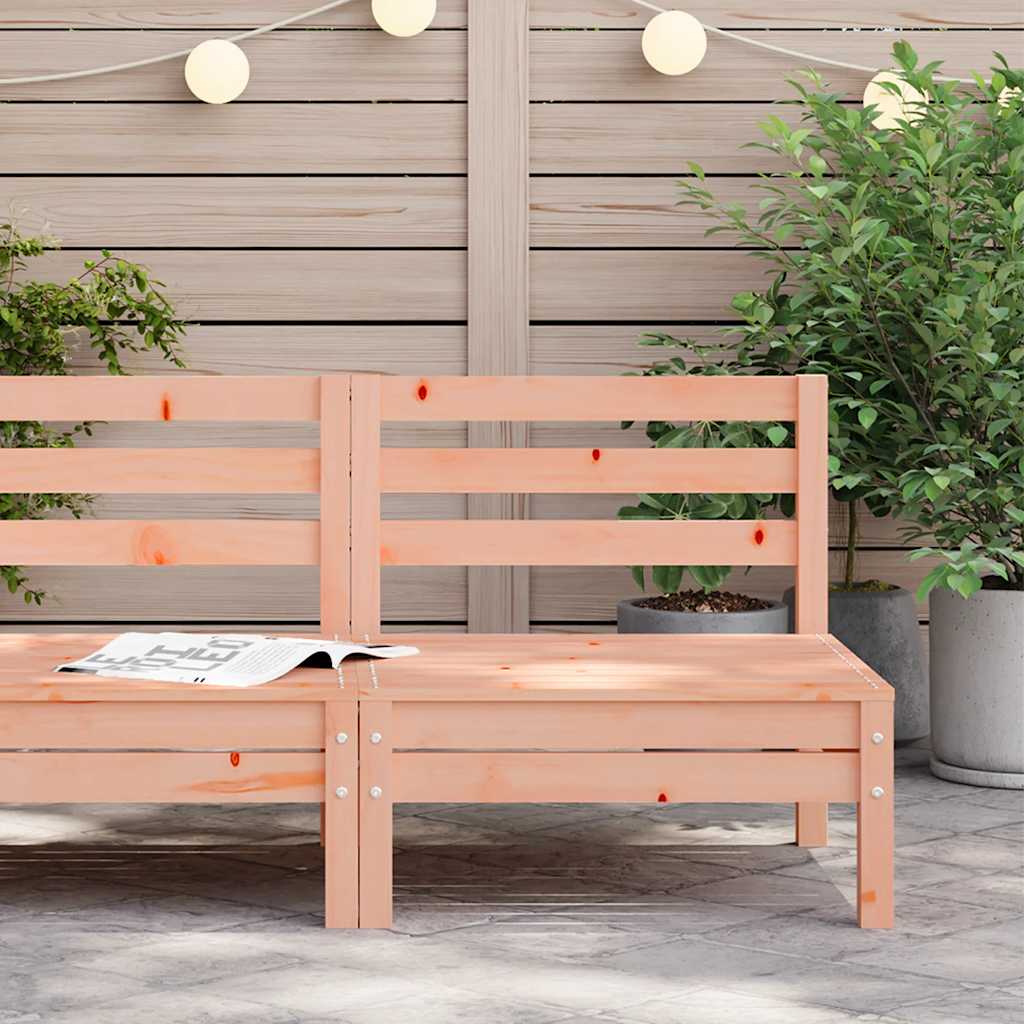 Garden Sofa Armless Solid Wood Douglas