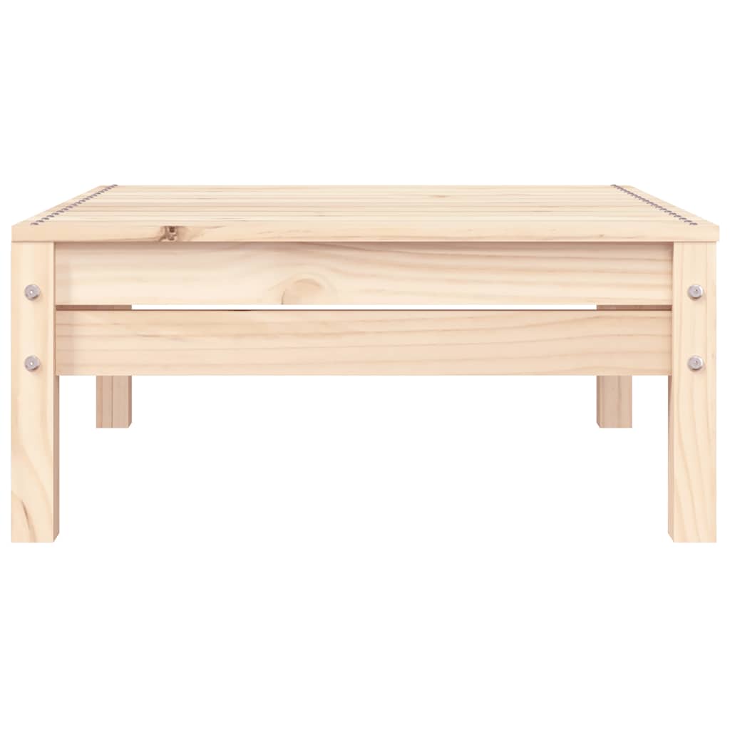 Garden Sofa 3-Seater Solid Wood Pine