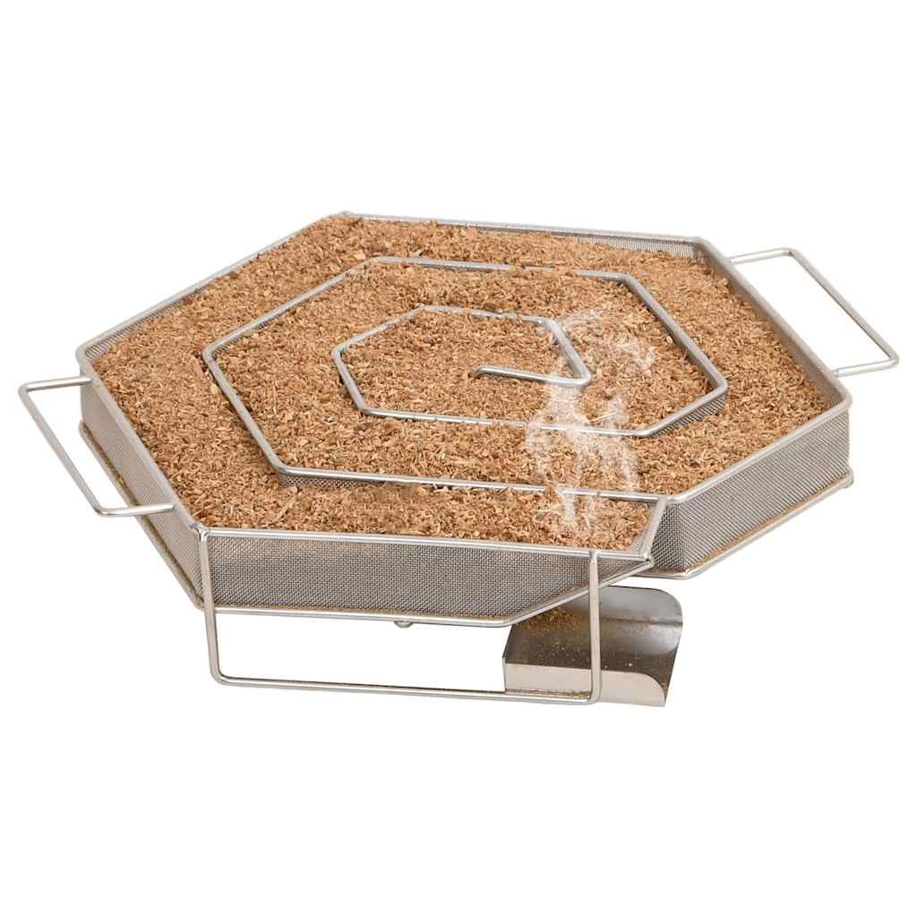 Cold Smoke Generator 6-Side 22.5 cm Stainless Steel