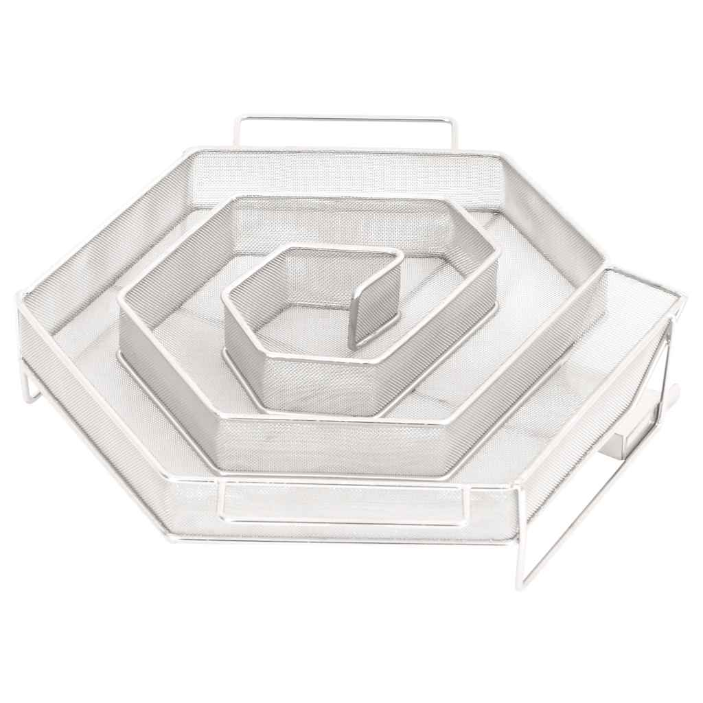 Cold Smoke Generator 6-Side 22.5 cm Stainless Steel