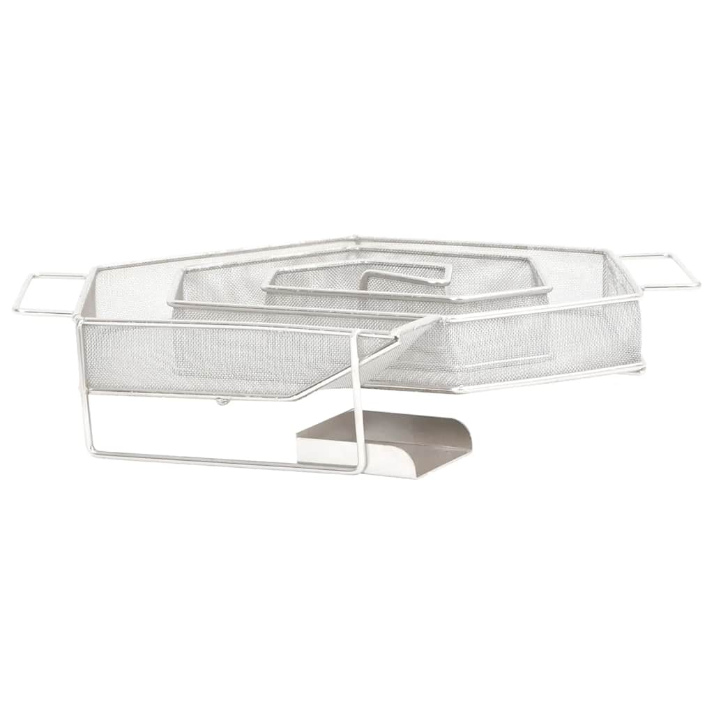 Cold Smoke Generator 6-Side 22.5 cm Stainless Steel