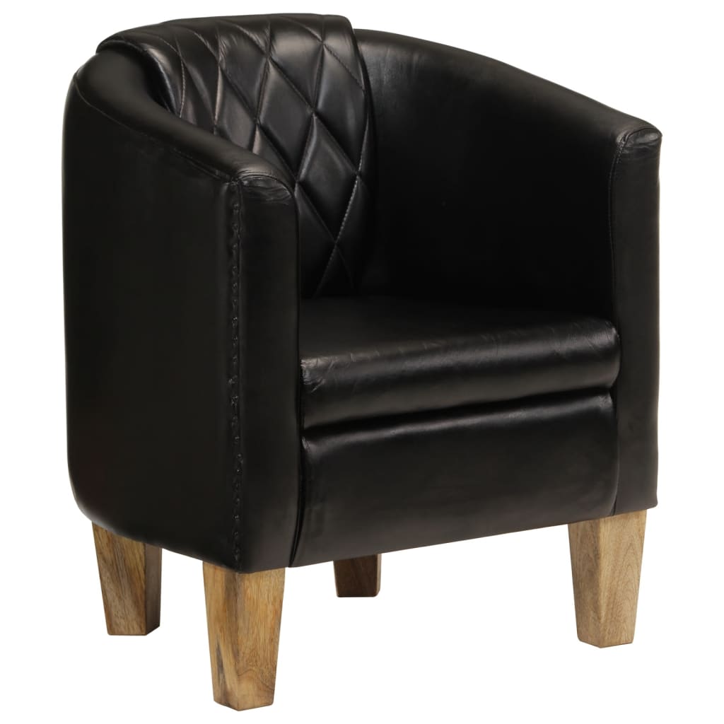 Tub Chair Real Leather