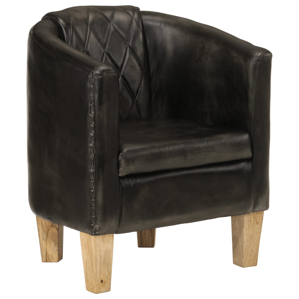 Tub Chair Real Leather