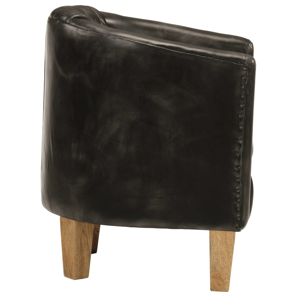 Tub Chair Real Leather