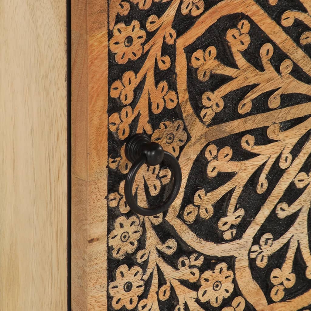 Bedside Cabinets 2 pcs 40x33x46 cm Solid Wood Mango