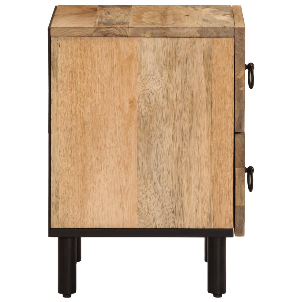 Bedside Cabinets 2 pcs 40x33x46 cm Solid Wood Mango