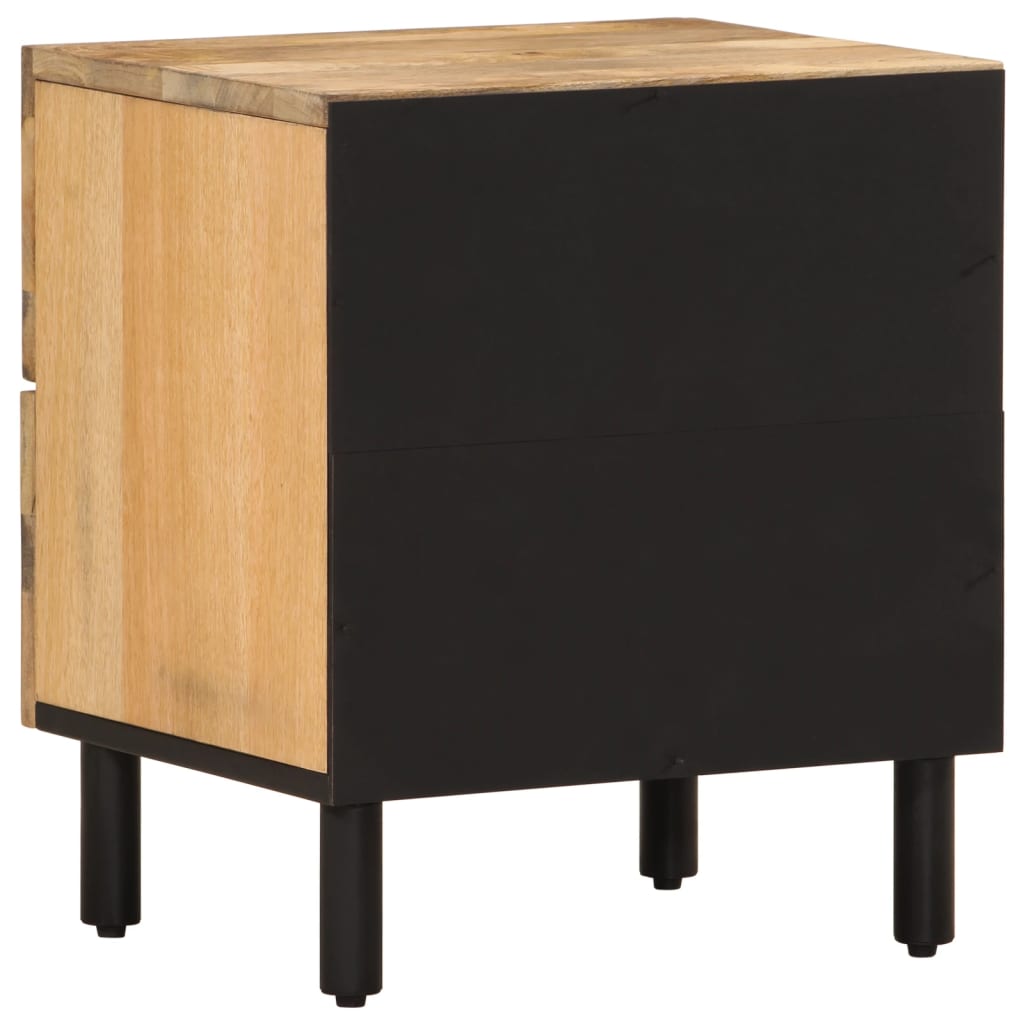 Bedside Cabinets 2 pcs 40x33x46 cm Solid Wood Mango