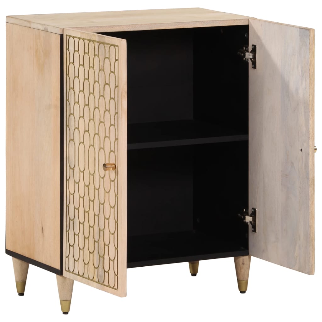 Side Cabinet 60x33x75 cm Solid Wood Mango