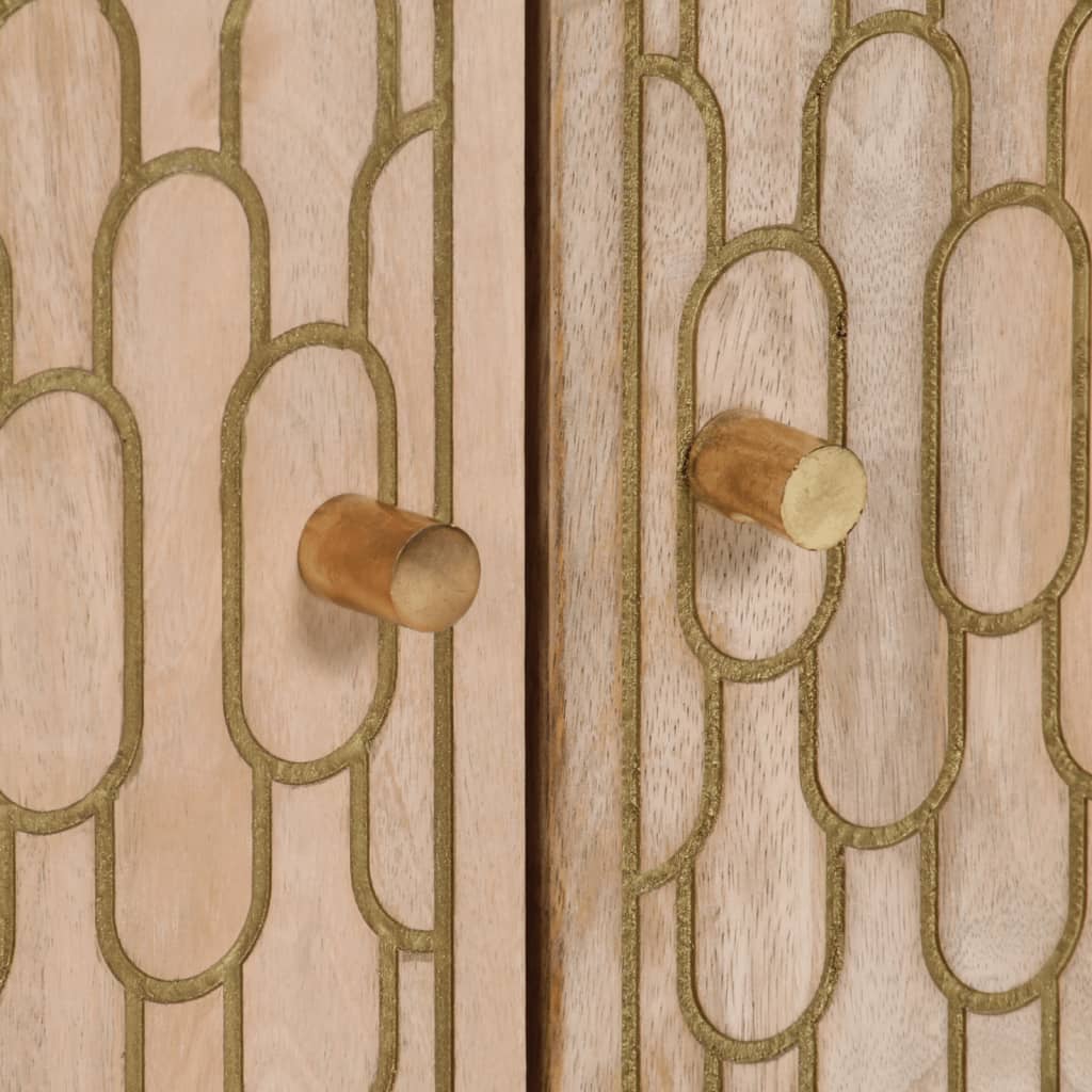 Side Cabinet 60x33x75 cm Solid Wood Mango