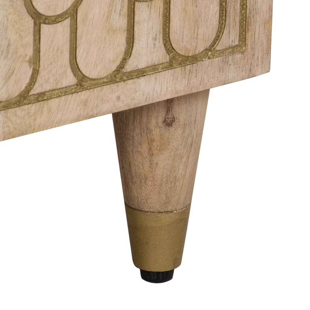 Side Cabinet 60x33x75 cm Solid Wood Mango