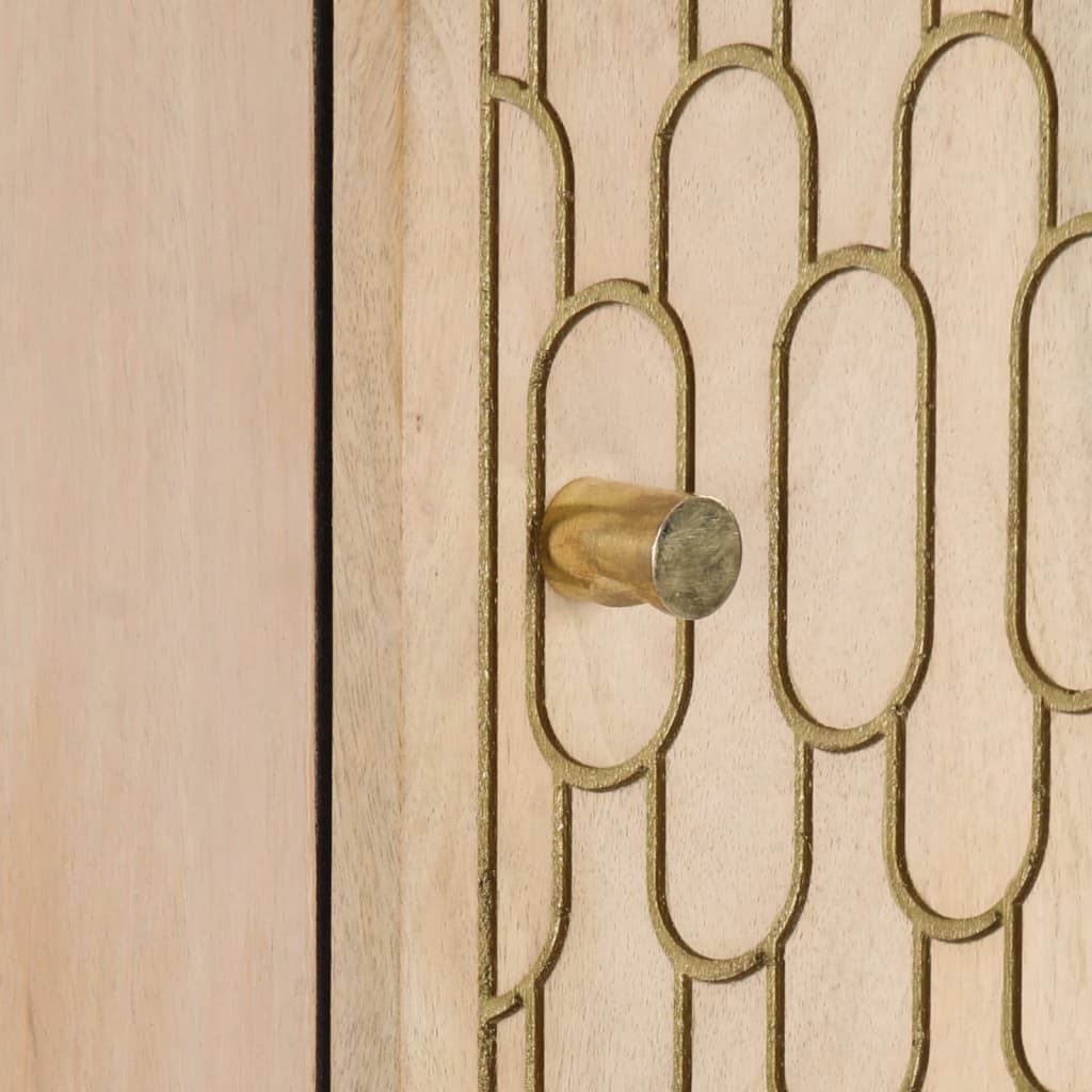 Highboard 40x33x110 cm Solid Wood Mango