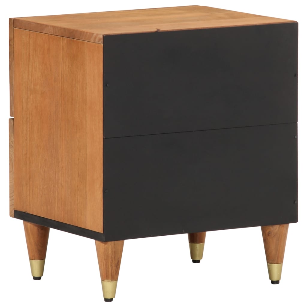 Bedside Cabinets 2 pcs 40x33x46 cm Solid Wood Mango