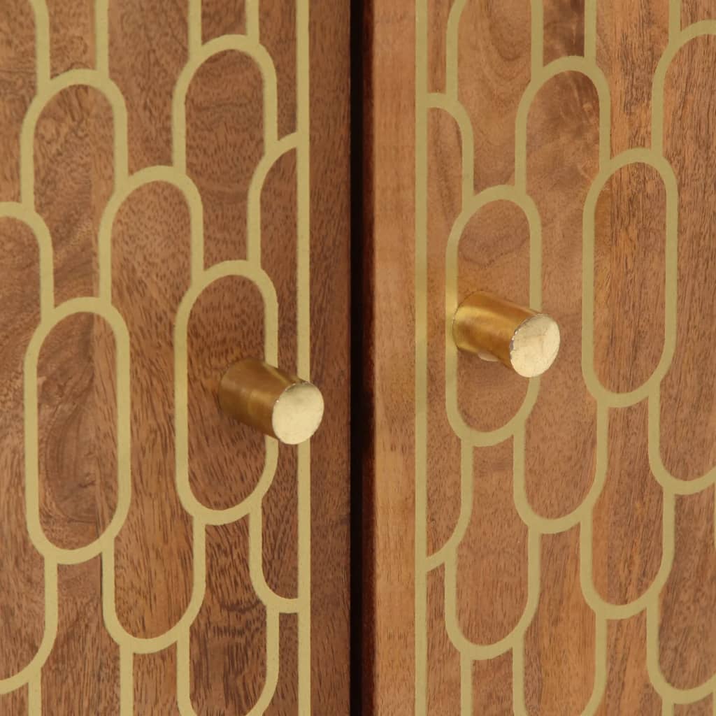 Side Cabinet 60x33x75 cm Solid Wood Mango