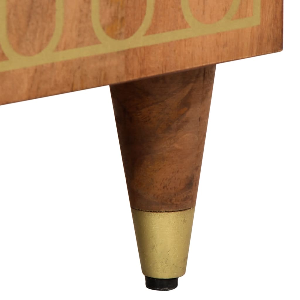 Side Cabinet 60x33x75 cm Solid Wood Mango