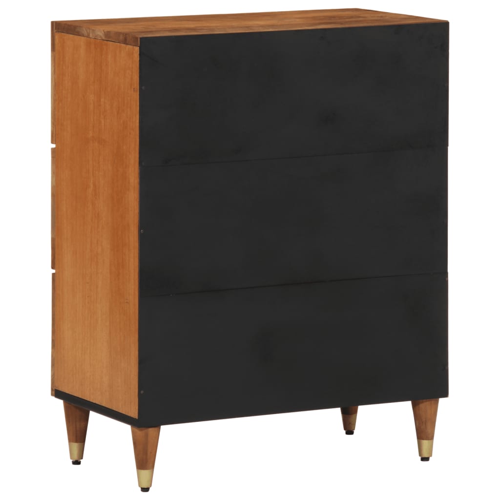 Side Cabinet 60x33x75 cm Solid Wood Mango