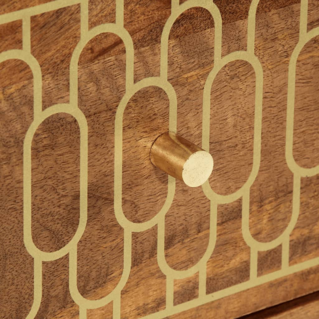 Side Cabinet 60x33x75 cm Solid Wood Mango