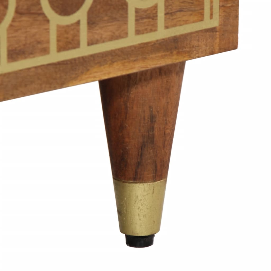 Side Cabinet 60x33x75 cm Solid Wood Mango