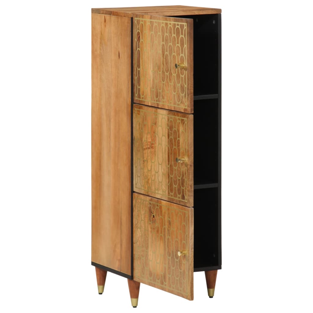 Highboard 40x33x110 cm Solid Wood Mango