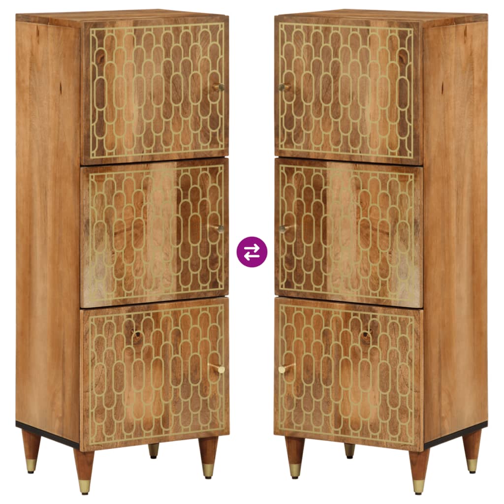 Highboard 40x33x110 cm Solid Wood Mango