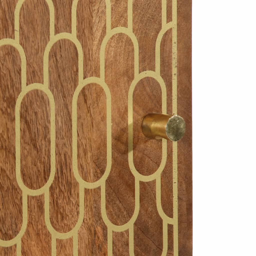 Highboard 40x33x110 cm Solid Wood Mango