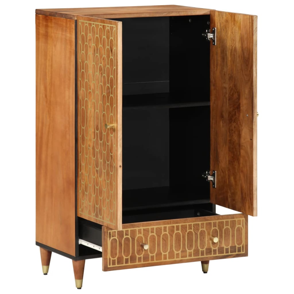 Highboard 60x33x100 cm Solid Wood Mango