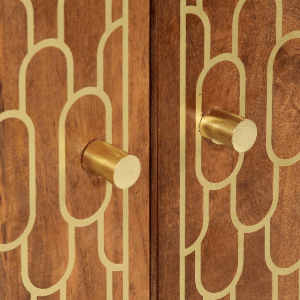 Highboard 60x33x100 cm Solid Wood Mango